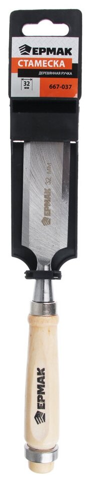 Стамеска ЕРМАК 667-037 32 мм плоский профиль