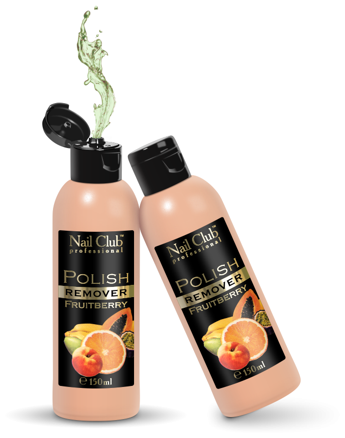 Nail Club professional Жидкость для снятия лака с парфюмом Polish Remover Fruitberry 150 мл