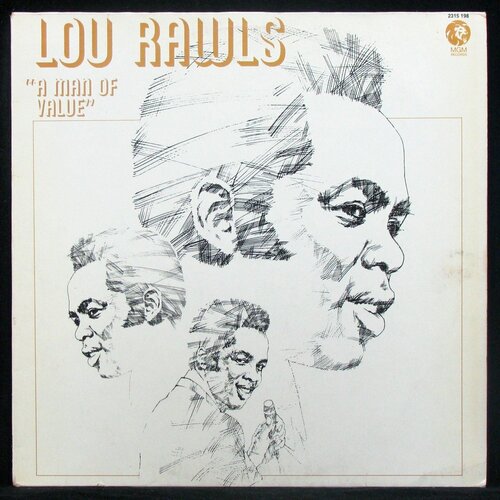 Виниловая пластинка Lou Rawls A Man Of Value (США 1972г.)