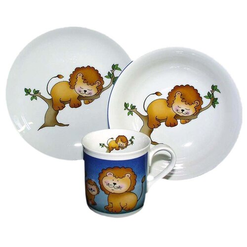 фото Детский набор 3 предмета leander "львенок" / 158593