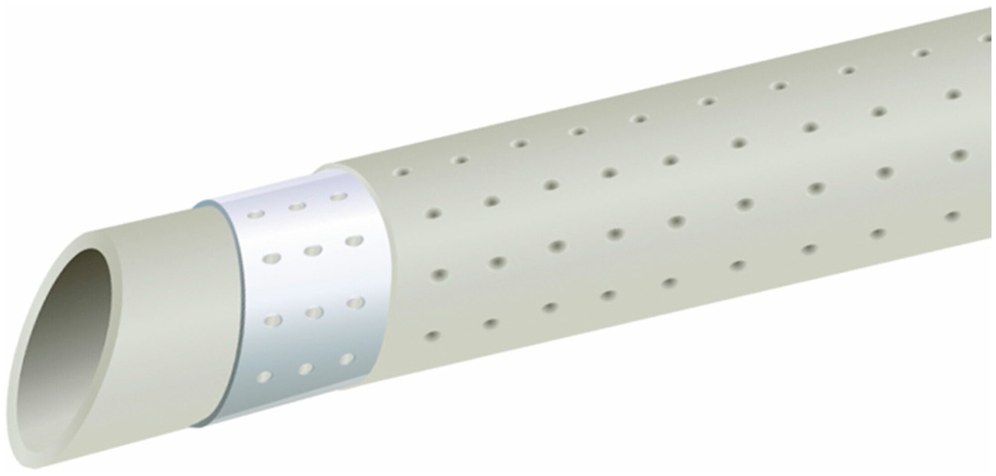 фото Труба 40х5,5 мм, PN-20, армированная алюминием, STABI T3S, 1 метр