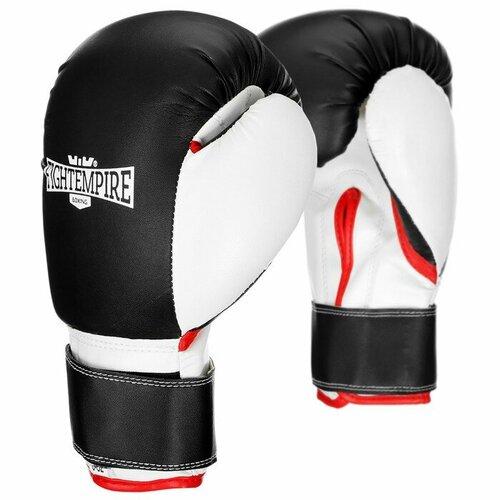 Перчатки боксёрские детские FIGHT EMPIRE, PRE-COMP, чёрно-белые, размер 4 oz перчатки боксёрские детские fight empire красные размер 10 oz