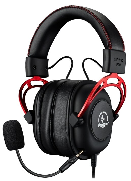 Компьютерная гарнитура PANTEON GHP-950 PRO, black/red