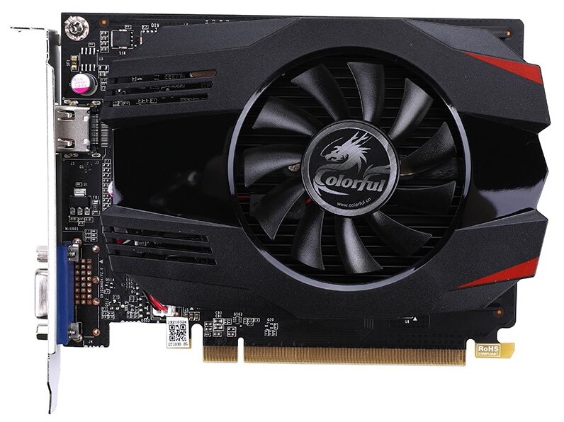 Видеокарта Colorful GeForce GT1030 2G V4-V 2GB (GT1030 2G V4-V), Retail