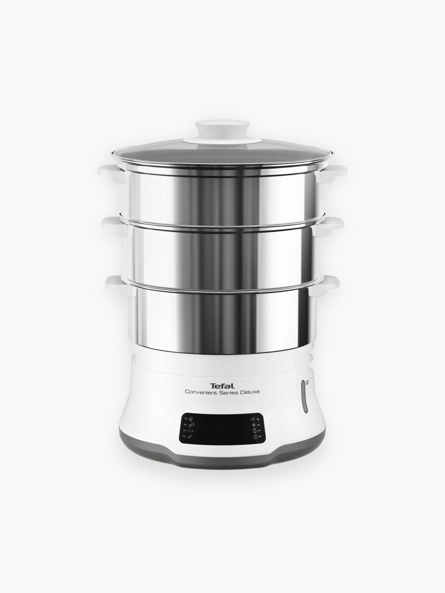 Трехъярусная пароварка Tefal Convenient Series Deluxe VC502D10