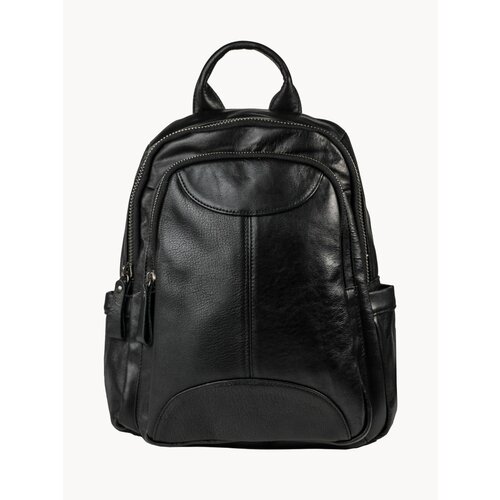 Рюкзак городской женский CAPRI из натуральной кожи CAP-5666-Black