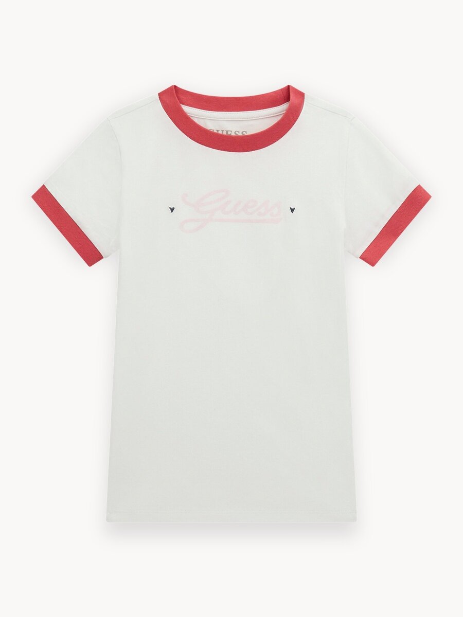 Футболка GUESS SS T-shirt, размер 7 лет, белый