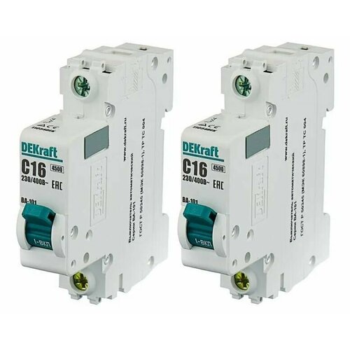 Авт. выкл. Schneider Electric DEKraft 1P 16A 4.5кА