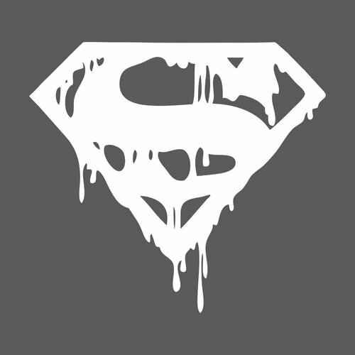 Наклейка, супер мэн, super man, 25 см