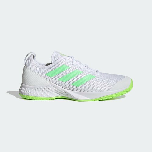 Кроссовки adidas CourtFlash M, полнота 10, размер 8 UK, зеленый, белый кроссовки adidas полнота 10 размер 8 белый черный