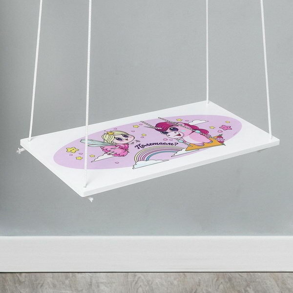 фото Качели детские "Фея и единорог"