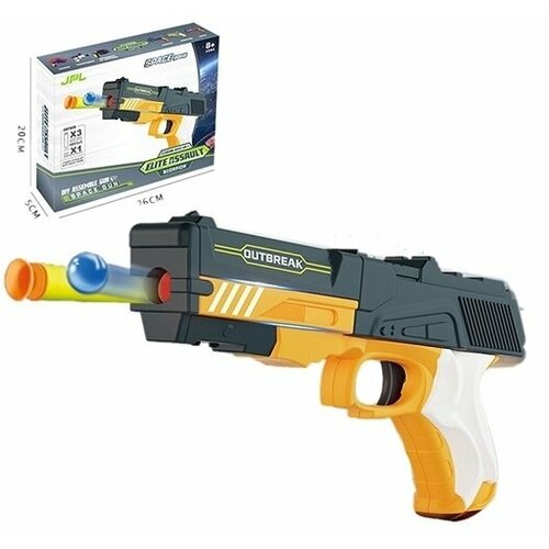 Shenzhen toys Бластер SCORPION с мягкими пулями в коробке shenzhen toys бластер submachine gun с мягкими пулями в коробке yg04p