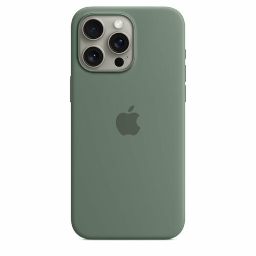 Чехол Apple iPhone 15 Pro Max Silicone Case with MagSafe Cypress / Кипарис