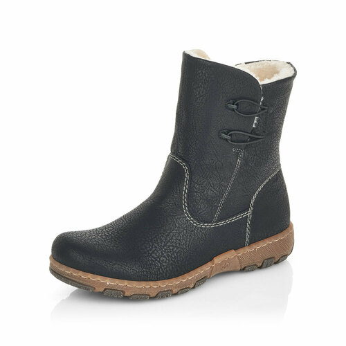 фото Полусапоги rieker z0172-00, размер 36, черный, бесцветный