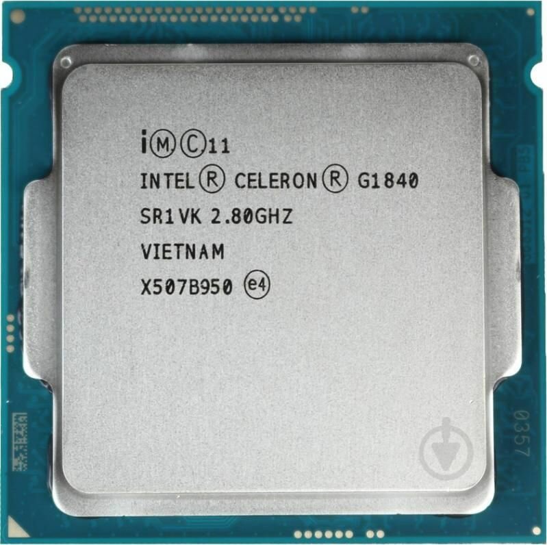 Процессор Socket LGA 1150 Intel Celeron G1840 ( 2 ядра / 2800 МГц / 2,8 ГГц / 53Вт / 53W/VN )