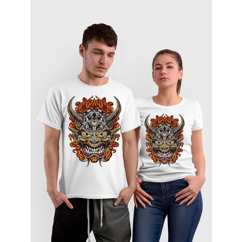 фото Футболка just4you, размер 3xl, желтый, красный