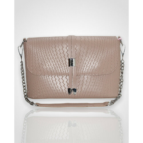 фото Сумка кросс-боди , фактура гладкая, бежевый, розовый bental