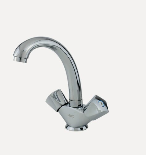 Изображение товара ESKO, Смеситель для раковины латунь кран-буксы двузахватный / латунь / 10 лет гарантия