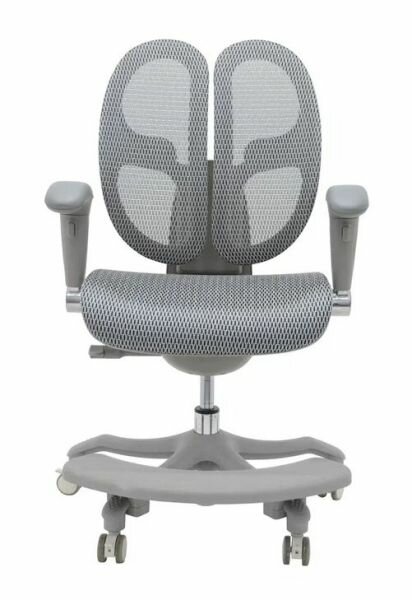 Детское эргономичное кресло Falto Expert Orto сетка макс. нагрузка 100 кг, высота кресла 86-94 см, регулируемые 3D подлокотники FDM02-W-White белый