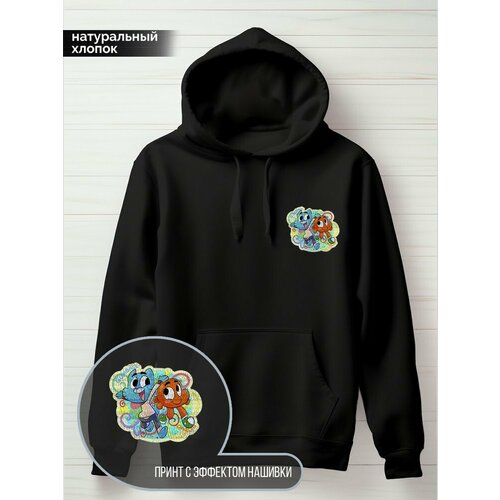 фото Худи hypnotica, размер m, черный