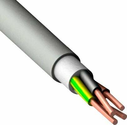 Кабель силовой NYM 4х1,5 мм2, медь, VDE, 1 метр - фотография № 2