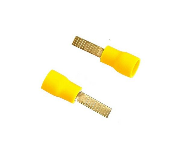 фото Клемма штифтовая плоская изолиров. с ПВХ манжетой 4-6 кв. мм (ншпи 6.0-14) TM Nord YADA 907401