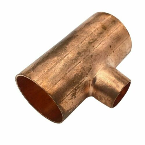 Тройник медный переходной 28х15х28 мм пайка (troymedper2815pay)