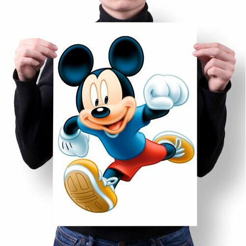 Плакат Mickey Mouse, Микки Маус №19, А1