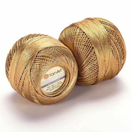 Пряжа TULIP (YarnArt), т. золото - 428, 100% микрофибра, 6 мотков, 50 г, 250 м.