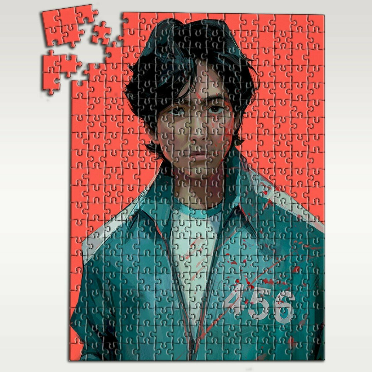 Пазл картонный А3: модель сериал Игра в кальмара - 8820 П