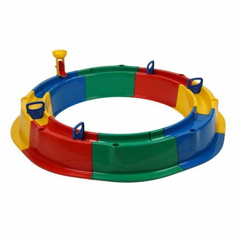 Песочница пластиковая 136 136 18 см с набором для игр разборная Туба-Дуба 7854₽