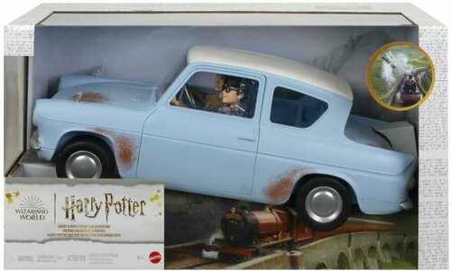 Набор кукол Mattel Harry Potter Гарри Поттер и Рон Уизли на летающей машине HHX03