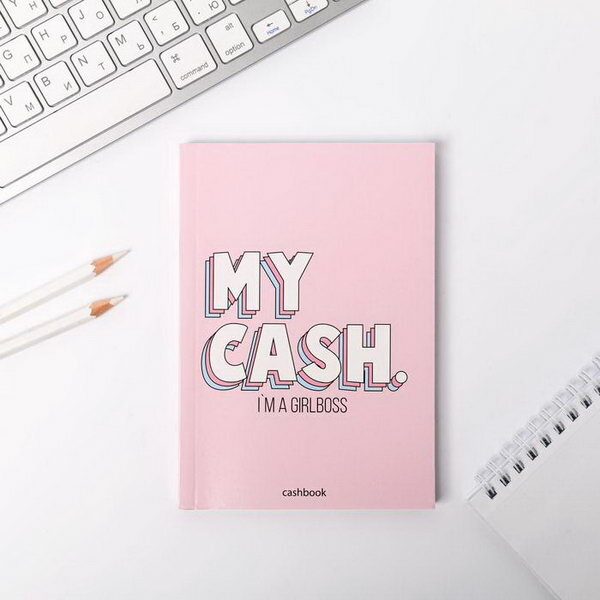 Умный блокнот CashBook А6, 68 листов My Cash GirlBoss