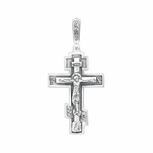 фото Подвеска-крест из серебра яхонт ювелирный арт. 2721545