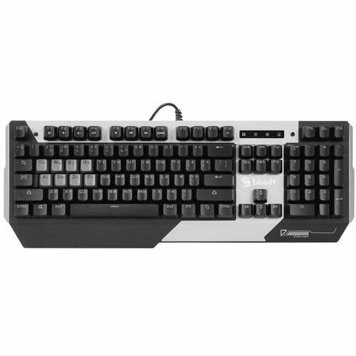 Клавиатура A4TECH Bloody , USB, серый + черный - фото №2
