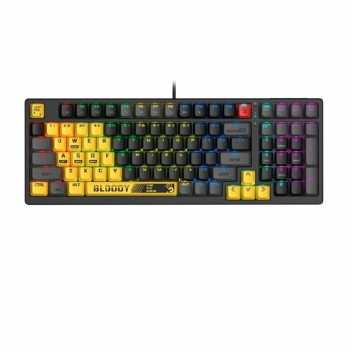 Клавиатура A4Tech Bloody S98 yellowgrey USB SPORTS LIME 787800₽