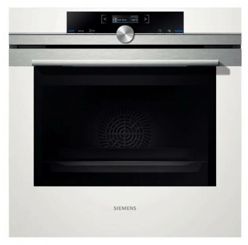 фото Электрический духовой шкаф Siemens HB674GBW1 (белый)
