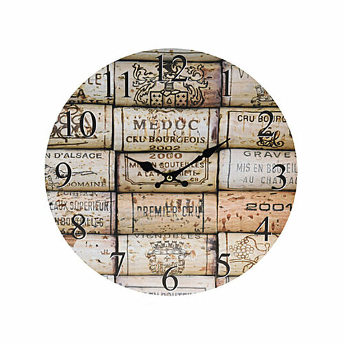 Koopman Настенные часы Barile di Legno 33 см Y36901130