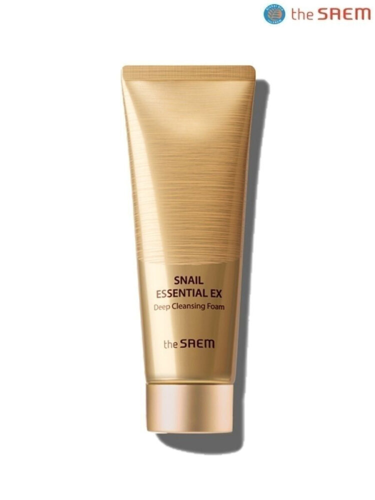 The Saem Пенка для умывания Snail Essential EX Deep Cleansing Foam, 150 гр.