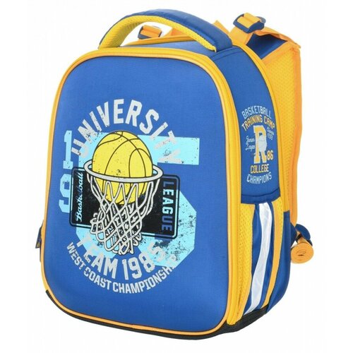 Рюкзак schoolформат Basketball, модель Ergonomic 2а4m, жесткий каркас, двухсекционный, 35х26х16см, 14л, для мальчиков