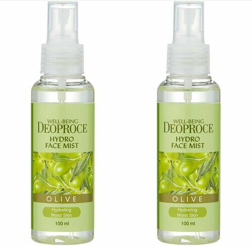 DEOPROCE Мист для лица увлажняющий OLIVETHERAPY WELL-BEING HYDRO FACE MIST 100мл - 2 штуки