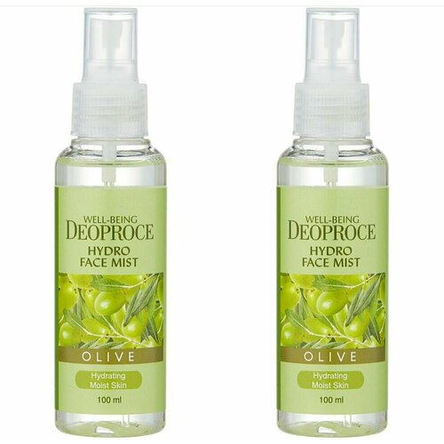 DEOPROCE Мист для лица увлажняющий OLIVETHERAPY WELL-BEING HYDRO FACE MIST 100мл - 2 штуки