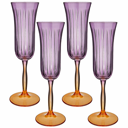 Набор Бокалов Из 4 Штук Sicilia Violet 175Mл 312-107 RAKLE