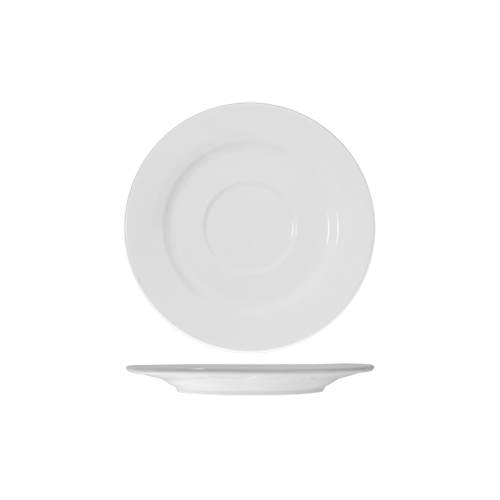 Блюдце для бульонной чашки «Кунстверк» арт. A7589; фарфор; D=17,5см; белый, Kunstwerk, QGY - A7598