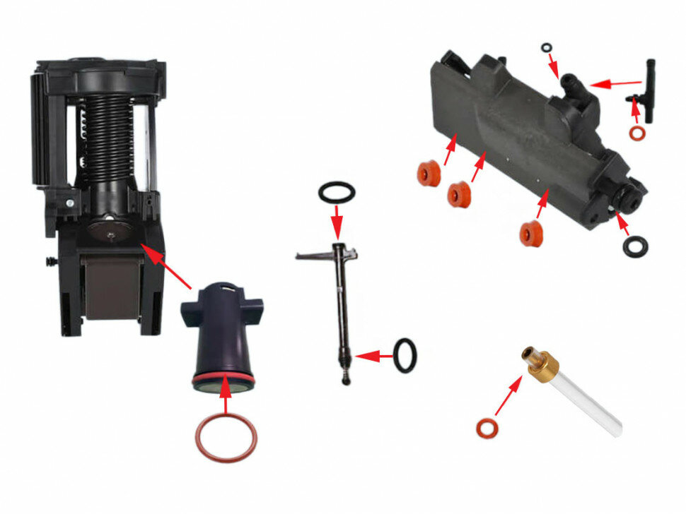 Ремкомплект для заварочного блока кофемашины JURA ENA Micro J12021151
