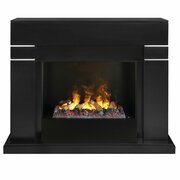 Электрокамин RealFlame LINDELSE 26 BLM-P918 с очагом 3D Cassette 630 дрова + Black вставка