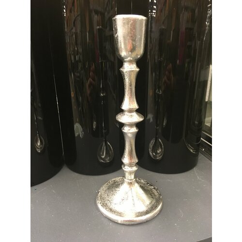 Подсвечник на 1 свечу H23cм, серебро