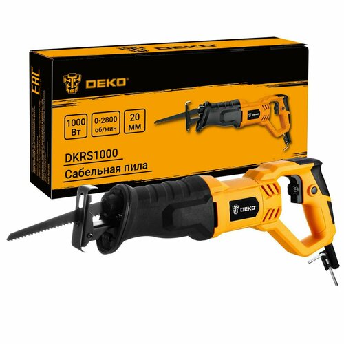 Пила сабельная сетевая DEKO DKRS1000 063-4194 2800 обмин 1000Вт 2999900₽