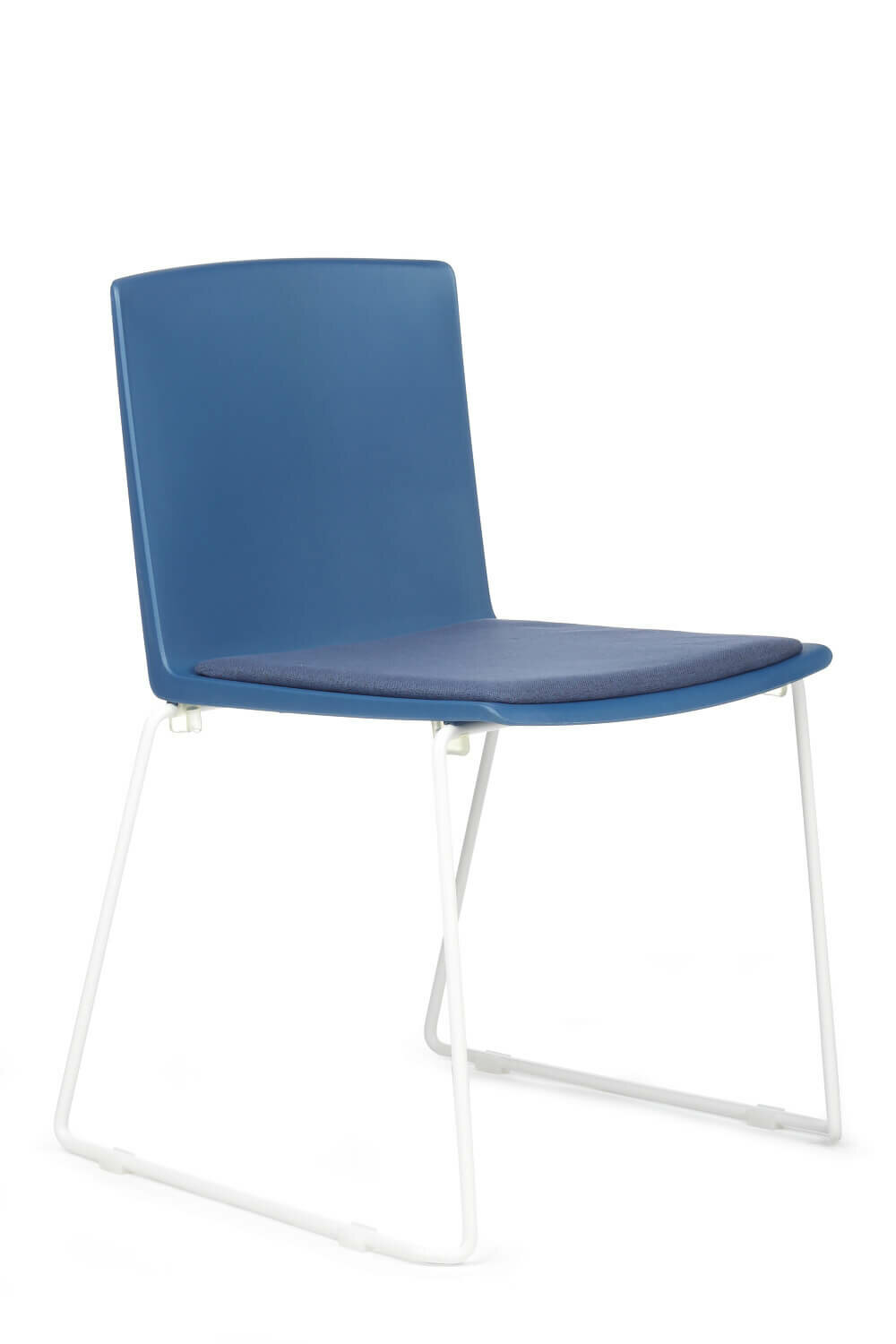 Конференц-кресло Riva Design Simple ( X-19) Синий/Белый