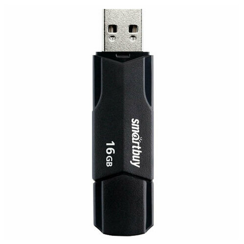 Флеш-диск 16GB SMARTBUY Clue USB 2.0, черный, SB16GBCLU-K - 2 шт.